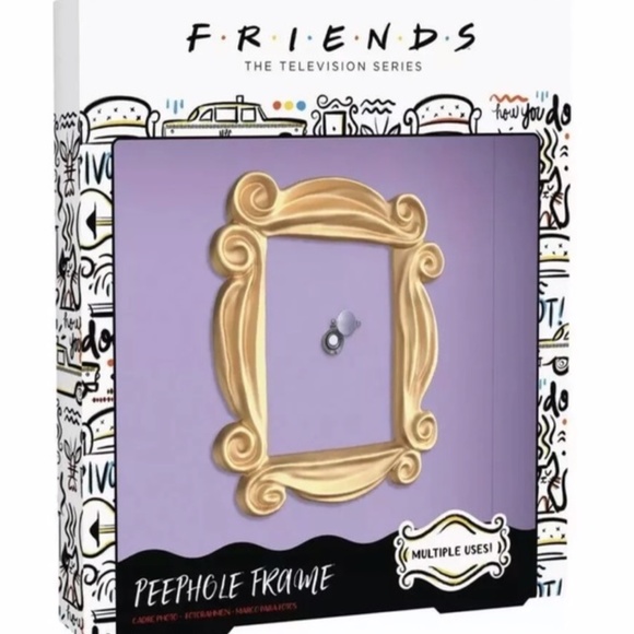 Friends Tv Show Yellow Peephole Frame - Picture 1 of 6